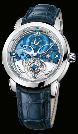 Replica Ulysse Nardin Exceptional Royal Blue Tourbillon 799-91 replica Watch